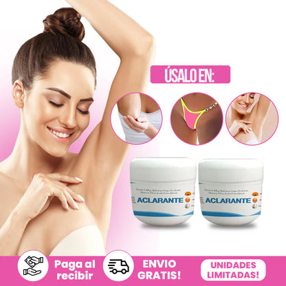 🌸 CREMA ACLARANTE NATURAL 🌿 2X1 💫